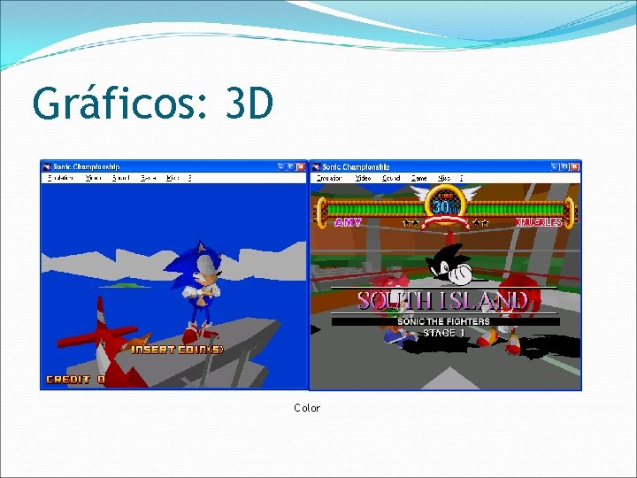 Gráficos: 3 D Color 