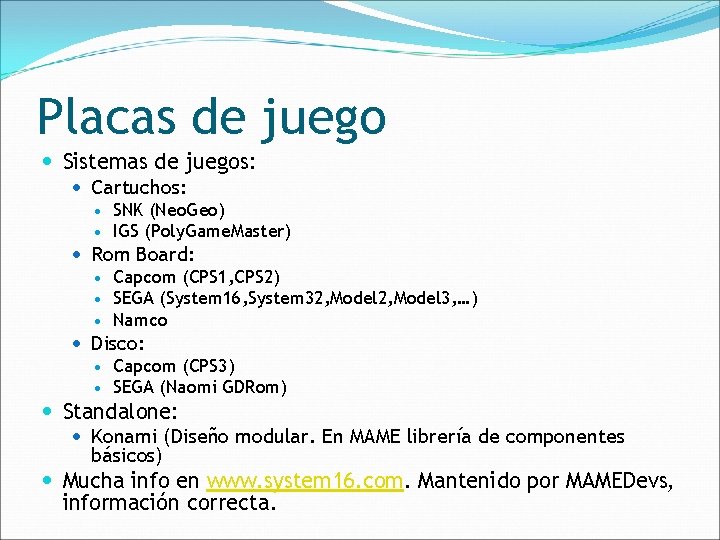 Placas de juego Sistemas de juegos: Cartuchos: SNK (Neo. Geo) IGS (Poly. Game. Master)