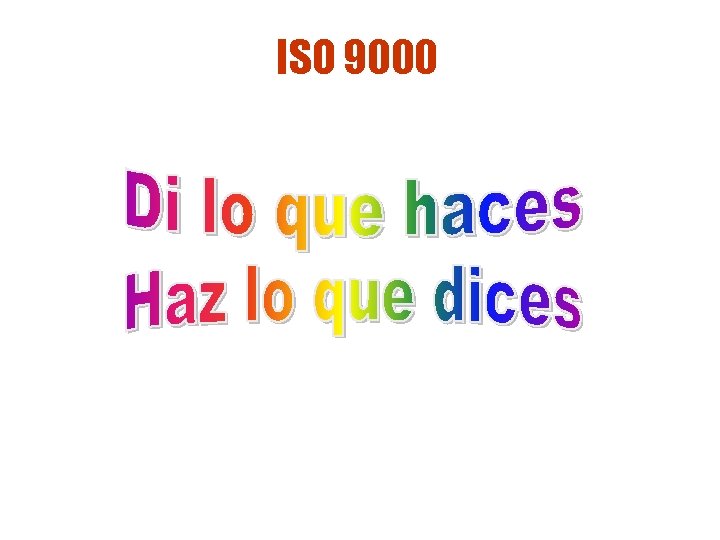 ISO 9000 ISO 9000