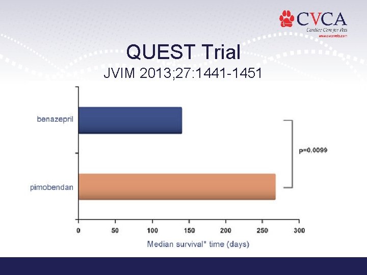 QUEST Trial JVIM 2013; 27: 1441 -1451 