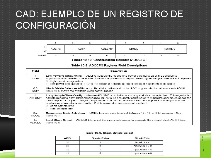 CAD: EJEMPLO DE UN REGISTRO DE CONFIGURACIÓN 