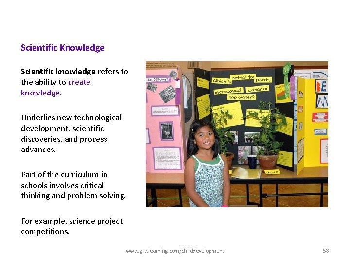 Scientific Knowledge Scientific knowledge refers to the ability to create knowledge. Underlies new technological Scientific Knowledge Scientific knowledge refers to the ability to create knowledge. Underlies new technological