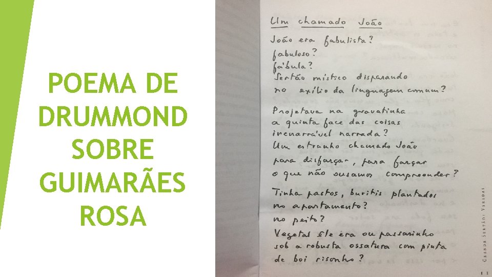 POEMA DE DRUMMOND SOBRE GUIMARÃES ROSA 