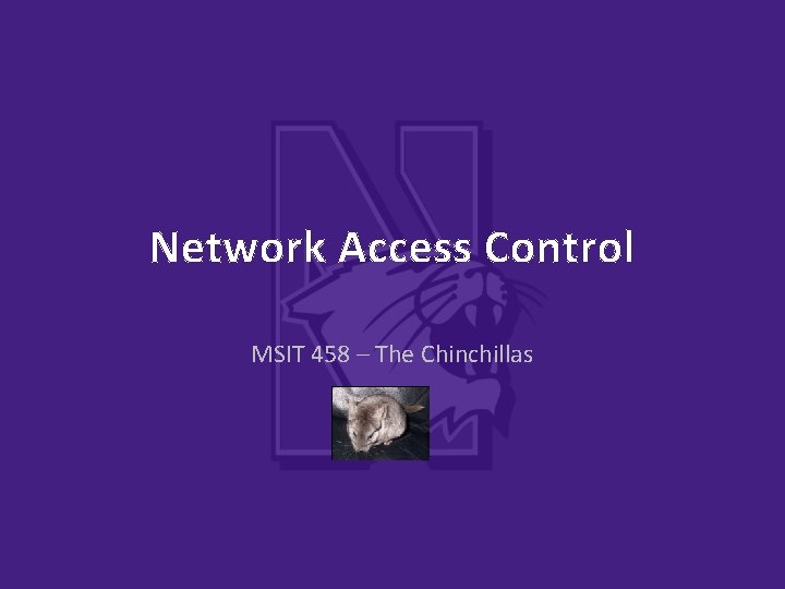 Network Access Control MSIT 458 – The Chinchillas 