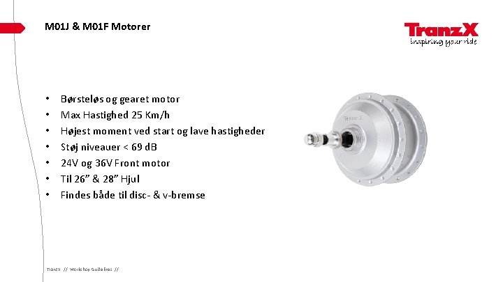 M 01 J & M 01 F Motorer • • Børsteløs og gearet motor