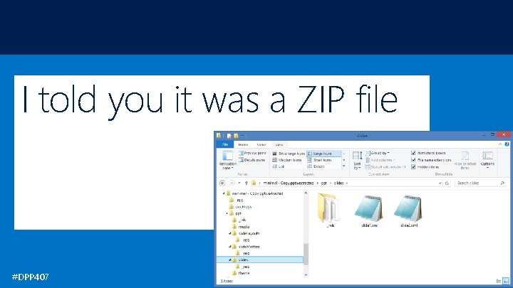 I told you it was a ZIP file #DPP 407 I told you it was a ZIP file #DPP 407