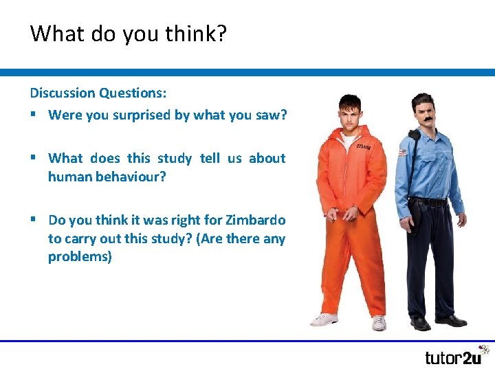 What do you think? Discussion Questions: § Were you surprised by what you saw? What do you think? Discussion Questions: § Were you surprised by what you saw?