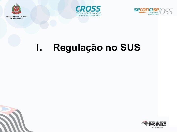 I. Regulação no SUS 