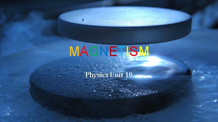 MAGNETISM Physics Unit 10 