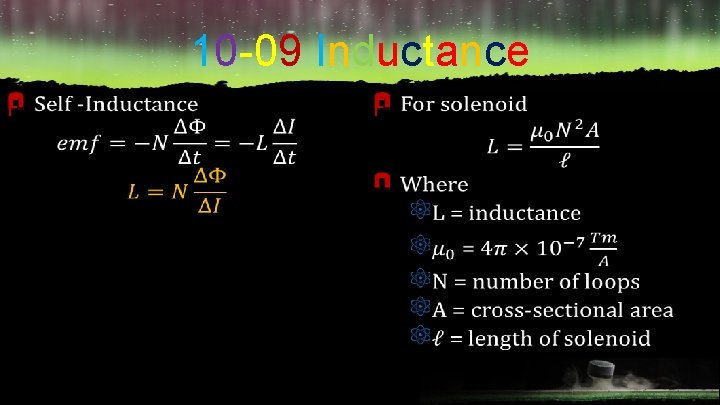 10 -09 Inductance F F 