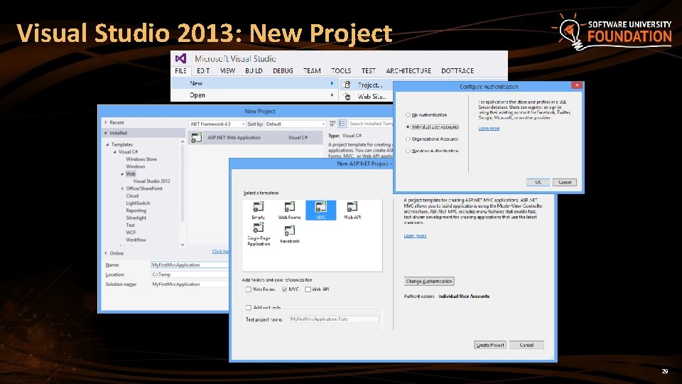 Visual Studio 2013: New Project 29 