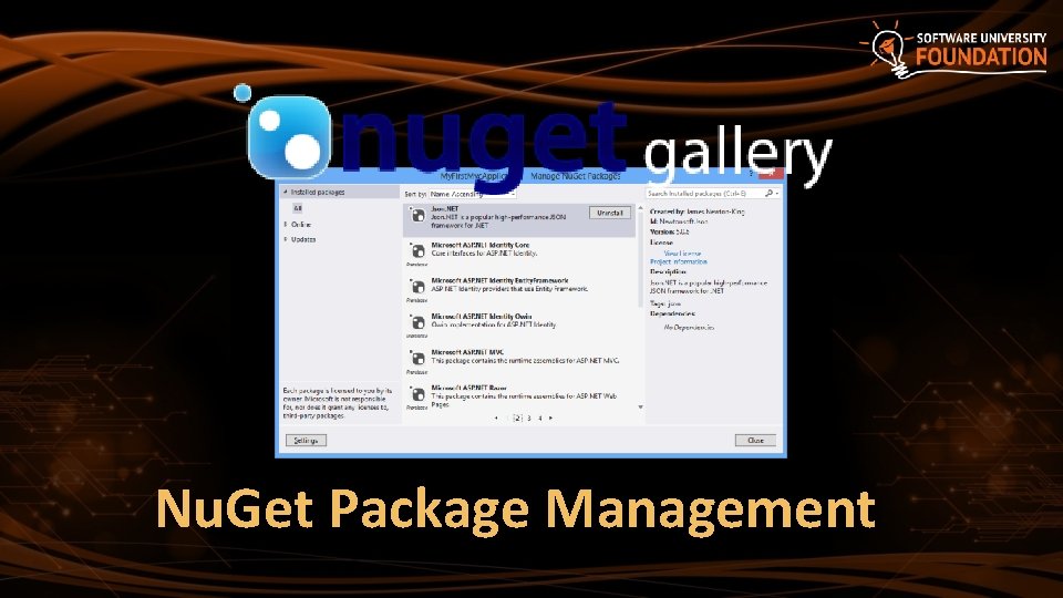 Nu. Get Package Management 