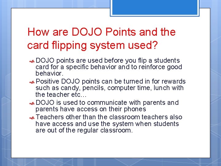 How are DOJO Points and the card flipping system used? DOJO points are used