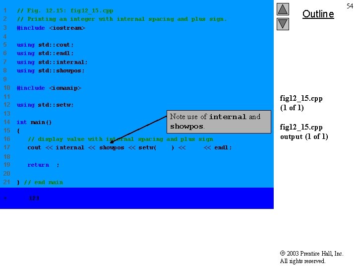 1 2 3 // Fig. 12. 15: fig 12_15. cpp // Printing an integer