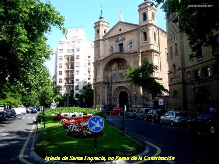 Iglesia de Santa Engracia, no Paseo de la Constitución 