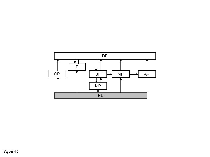 DP IP OP BF MP PL Figuur 4. 6 MF AP 