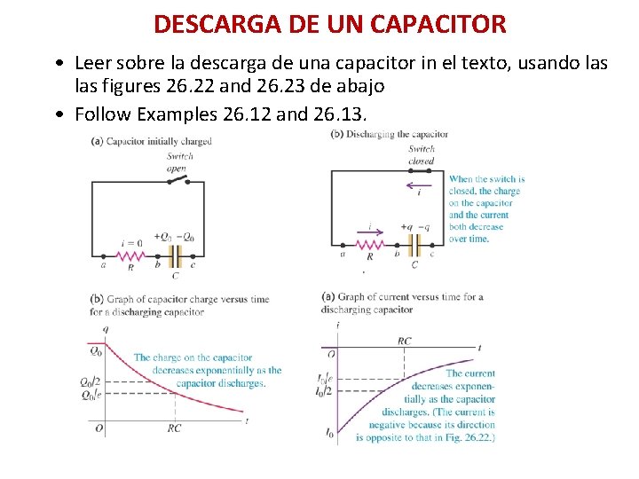 DESCARGA DE UN CAPACITOR • Leer sobre la descarga de una capacitor in el DESCARGA DE UN CAPACITOR • Leer sobre la descarga de una capacitor in el