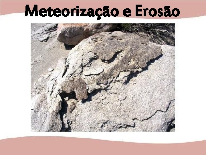 Meteorização e Erosão 