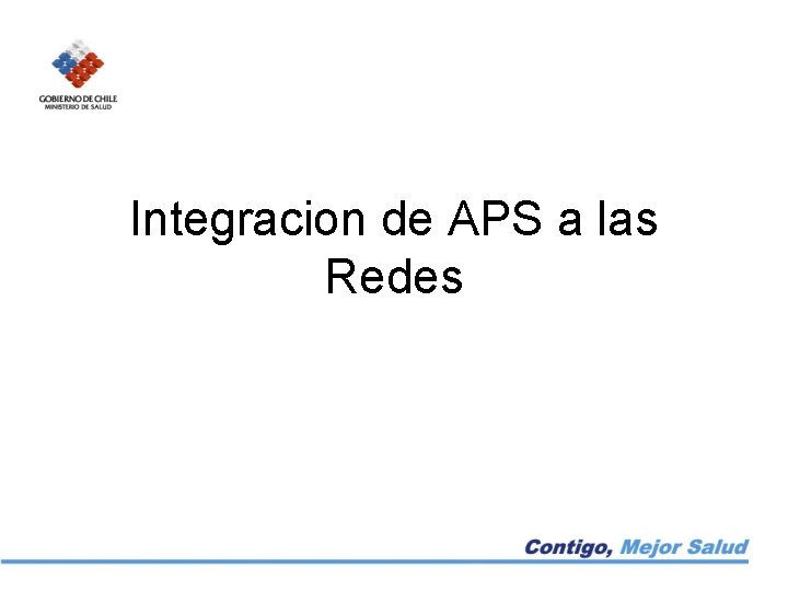 Integracion de APS a las Redes 