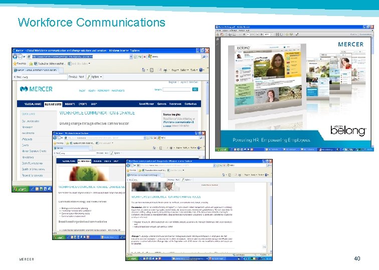 Workforce Communications MERCER 12/4/2020 40 