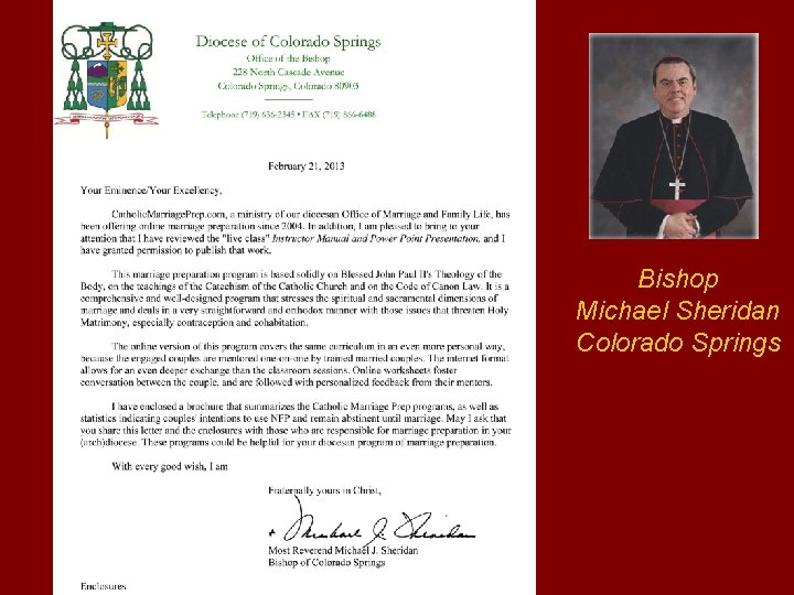 Bishop Michael Sheridan Colorado Springs Bishop Michael Sheridan Colorado Springs