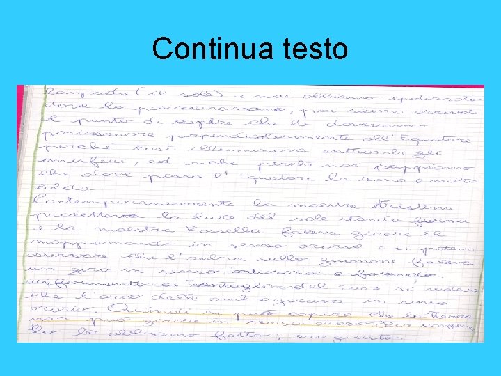 Continua testo Continua testo