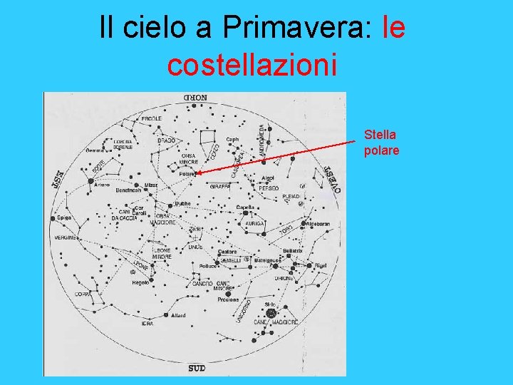 Il cielo a Primavera: le costellazioni Stella polare 