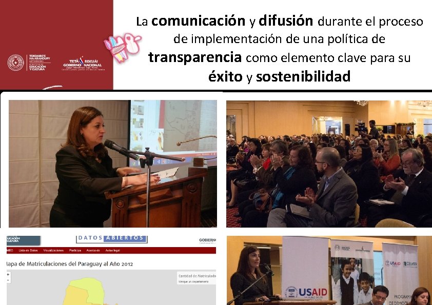 La comunicación y difusión durante el proceso de implementación de una política de transparencia