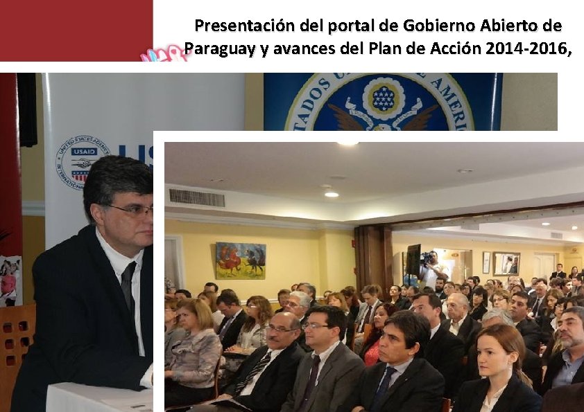 Presentación del portal de Gobierno Abierto de Paraguay y avances del Plan de Acción