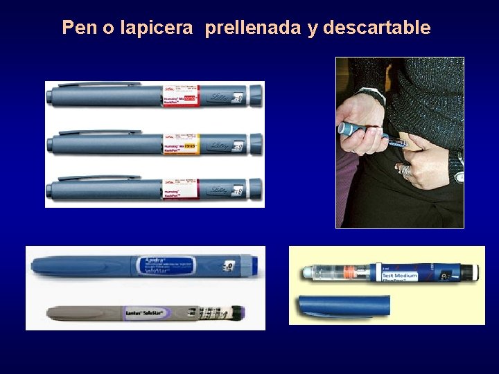 Pen o lapicera prellenada y descartable 