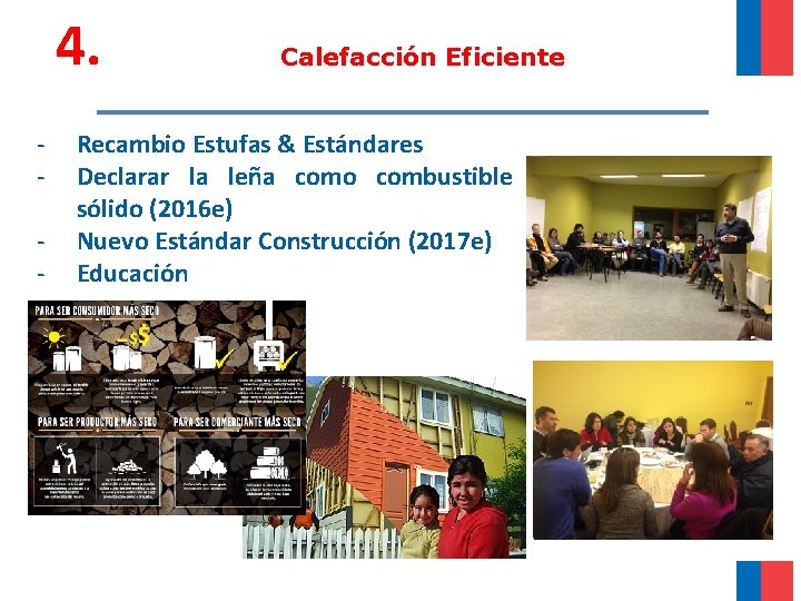 4. - Calefacción Eficiente Recambio Estufas & Estándares Declarar la leña como combustible sólido