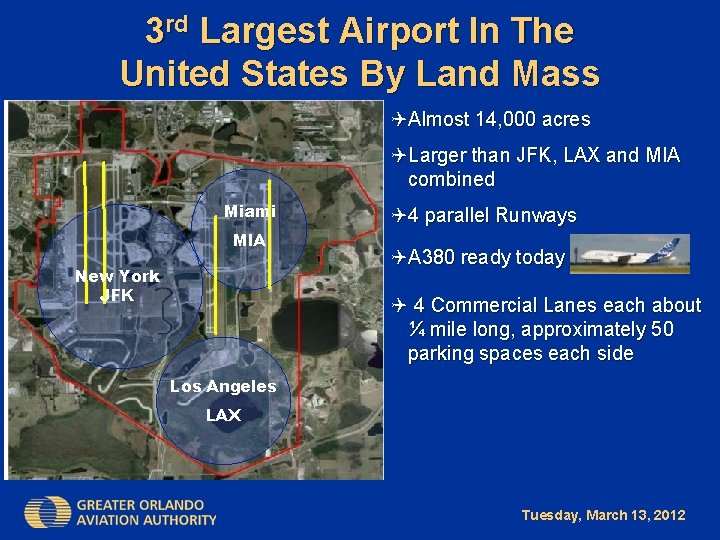 3 rd Largest Airport In The United States By Land Mass QAlmost 14, 000