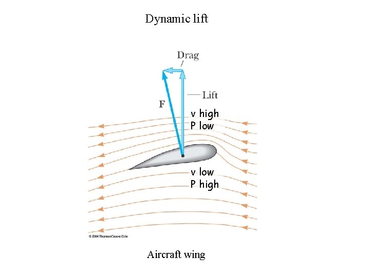 Dynamic lift v high P low v low P high Aircraft wing Dynamic lift v high P low v low P high Aircraft wing