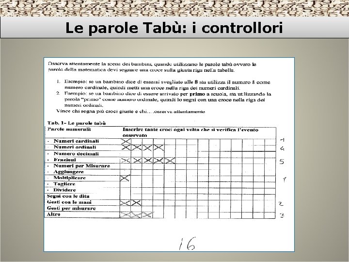 Le parole Tabù: i controllori 