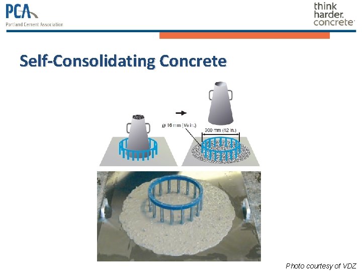 Self-Consolidating Concrete Photo courtesy of VDZ 