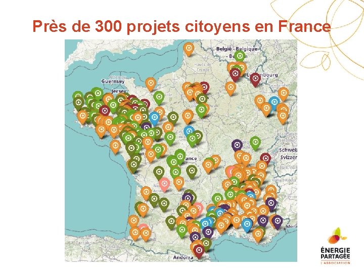Près de 300 projets citoyens en France 