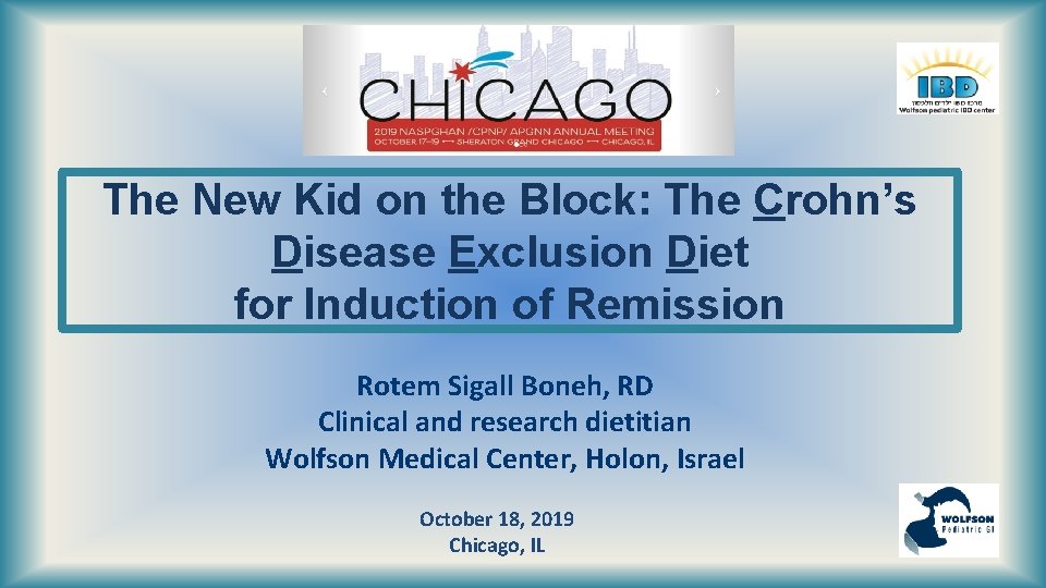 The New Kid on the Block: The Crohn’s Disease Exclusion Diet for Induction of