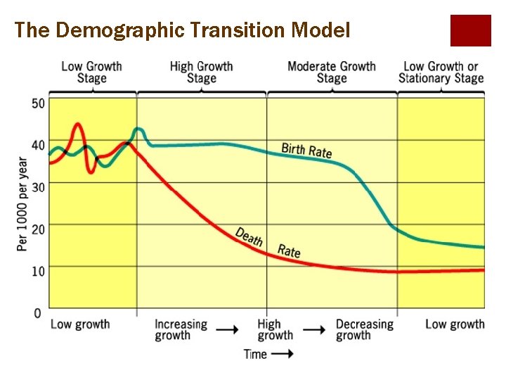 The Demographic Transition Model The Demographic Transition Model