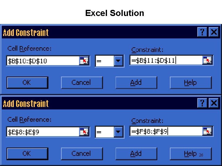 Excel Solution 26 