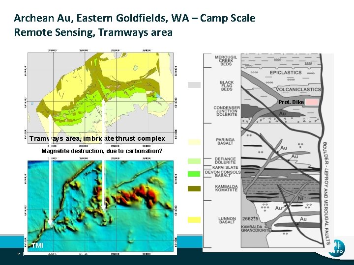 Archean Au, Eastern Goldfields, WA – Camp Scale Remote Sensing, Tramways area Prot. Dike