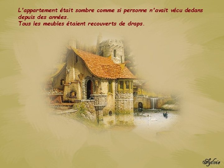 L'appartement était sombre comme si personne n'avait vécu dedans depuis des années. Tous les