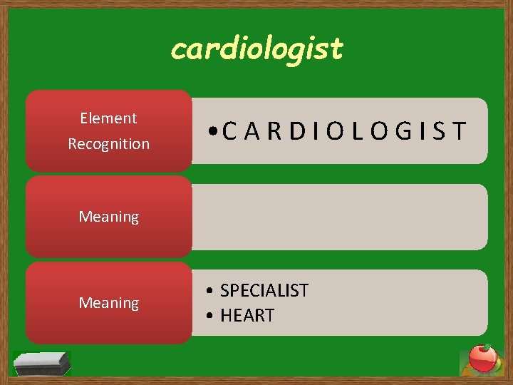 cardiologist Element Recognition • C A R D I O L O G I