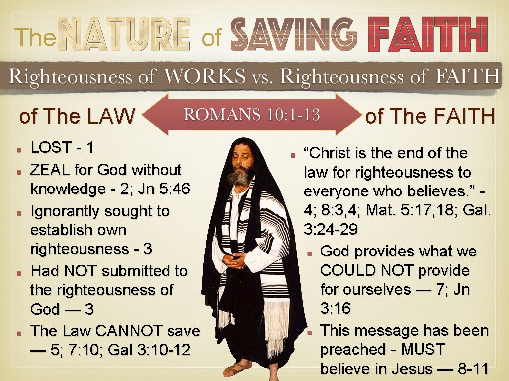 The of of The LAW LOST - 1 ZEAL for God without knowledge - The of of The LAW LOST - 1 ZEAL for God without knowledge -
