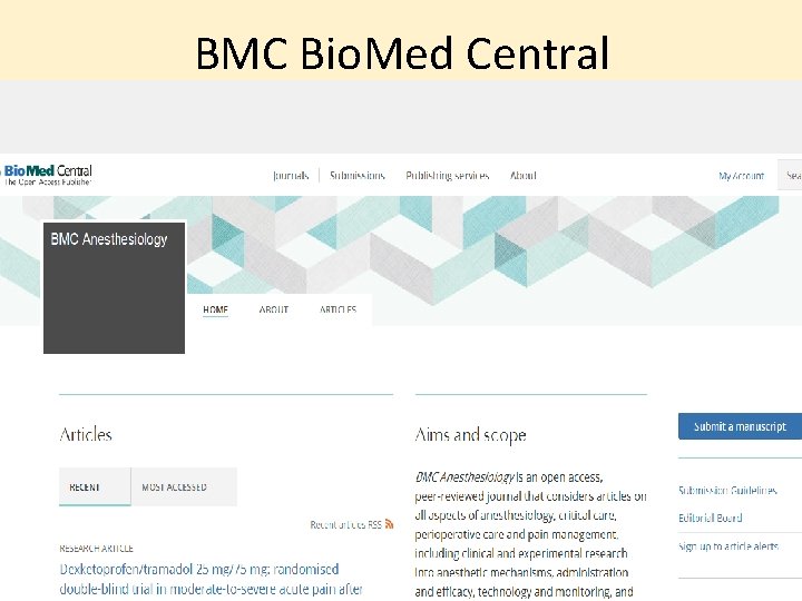 BMC Bio. Med Central 