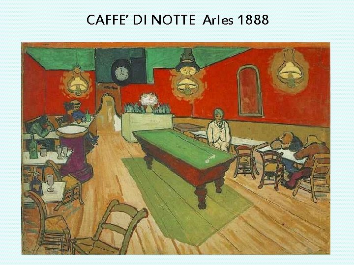 CAFFE’ DI NOTTE Arles 1888 