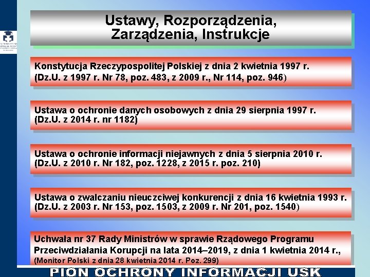 Ustawy, Rozporządzenia, Zarządzenia, Instrukcje Konstytucja Rzeczypospolitej Polskiej z dnia 2 kwietnia 1997 r. (Dz. Ustawy, Rozporządzenia, Zarządzenia, Instrukcje Konstytucja Rzeczypospolitej Polskiej z dnia 2 kwietnia 1997 r. (Dz.