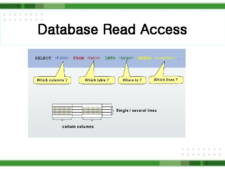 Database Read Access 