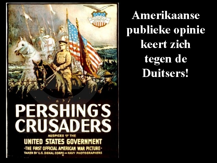 Amerikaanse publieke opinie keert zich tegen de Duitsers! 