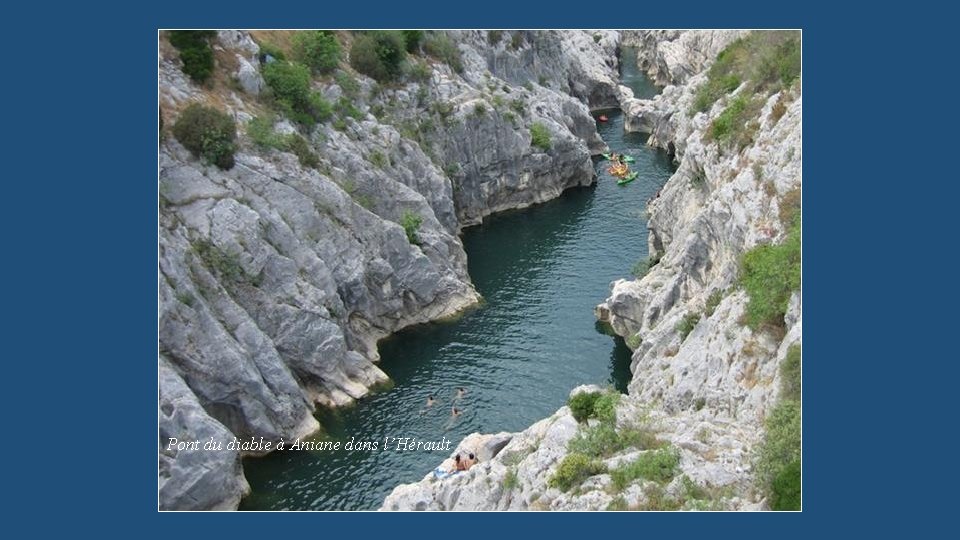 Pont du diable à Aniane dans l’Hérault 