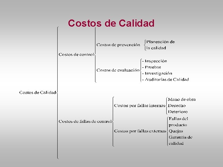 Costos de Calidad 